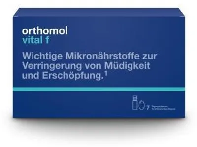 Obrázek produktu pro Orthomol Vital F Trinkfläschchen/kaps.Kombipack. 7 ks