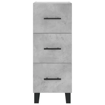 Produktbild von vidaXL Highboard Betongrau 34,5x34x180 cm Holzwerkstoff -  Sideboards