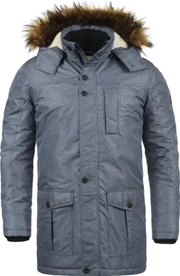Produktbild von SOLID SDOctavus Herren Winterjacke Parka Mantel gefüttert mit Fellkapuze