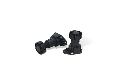 Produktbild von 20 Stück Möbelfuß Möbelfüße Sockelfuß Sockelfüße Tischfuß Fuß Füße verstellbar, mit Schraubenmontage, 70mm