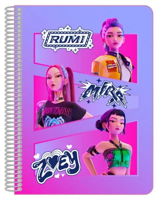 Zdjęcie produktu dla Notatnik Demon Hunters Kpop A5