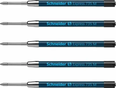 Produktbild von Schneider Kugelschreiber Mine Express M 5er-Set schwarz