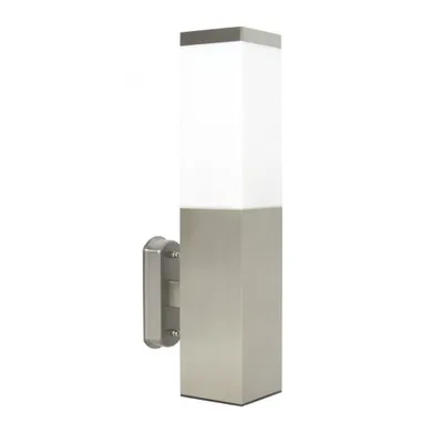Immagine prodotto di Lampada da parete per esterni 1xE27 argento IP44 SU-MA Inox SS802-A