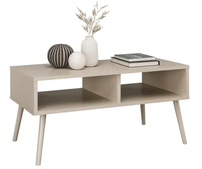 Produktbild von Skandinavischer Couchtisch BEIGE/KASHMIR Wohnzimmertisch Mit Ablage