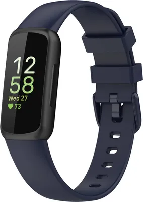 Produktbild von Strap-it Fitbit Inspire 3 Armband Silikon (Dunkelblau)