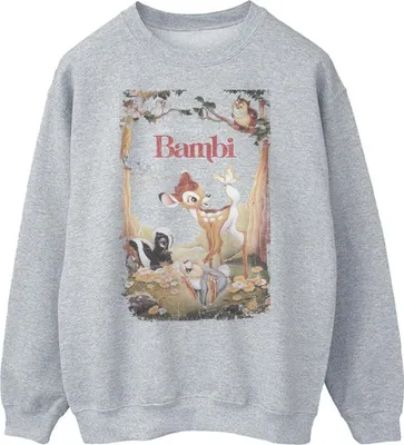 Produktbild von Bambi - Sweatshirt für Damen BI1888 (L) (Grau meliert)