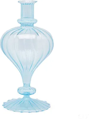 Produktbild von EDG Blumenvase Glas Hellblau D 16 cm H 30 cm Öffnung 2 cm
