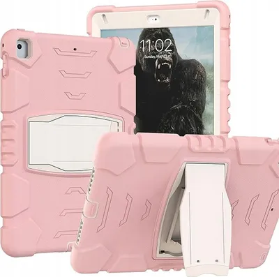 Produktbild von Tasche für iPad 6 9.7" Gepanzert mit Ständer Pink
