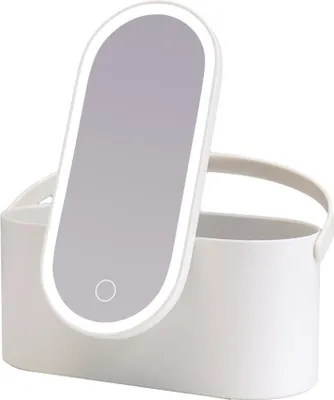 Produktbild von AILORIA MAGNIFIQUE - Beautycase mit dimmbarem LED-Spiegel (USB) WEIß
