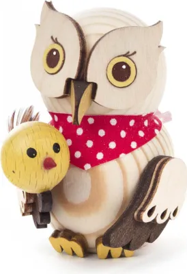 Obrázok produktu pre Miniatúrna figúrka mini sovička 5x7x6cm NOVINKA