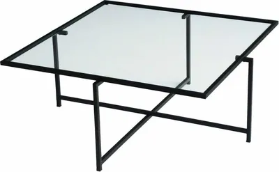 Produktbild von Mascate - Couchtisch, 85x85x35h cm Schwarz, Anlaufbeständig