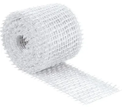 Zdjęcie produktu dla Jutowa taśma dekoracyjna - 3 m x 4 cm - biała