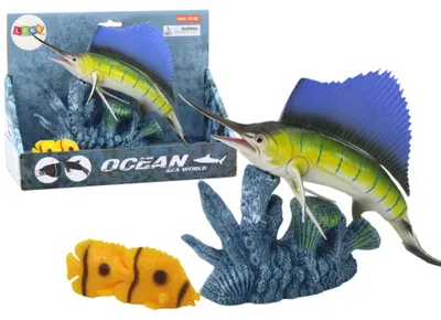 Image de Statue Leantoys : poisson-épée, poisson-épée, poisson du récif de corail