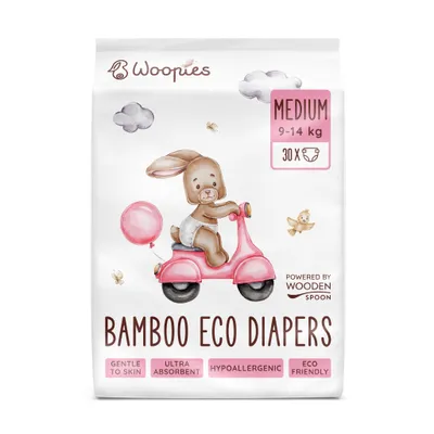 Obrázok produktu pre Detské plienky Woopies MINI (3 - 8 kg) ECO 36 ks