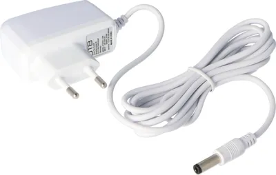 Produktbild von Netzteil weiß passend für Tivoli Audio PAL, iPAL Radio 12 Volt, Ladestrom 600mA, Anschlussstecker DC 5,5 x 2,1mm
