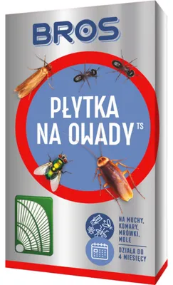 Obrázek produktu pro Bros Płytka Owadobójcza - na Muchy, Komary i Mrówki