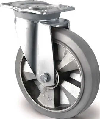 Produktbild von Tecwerk Schwerlastlenkrolle Lenkrolle Elastikgummi 135 mm 110 mm  - 1 Stk.