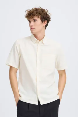 Produktbild von Casual Friday CFAaberg Herren Kurzarmhemd Hemd Herrenhemd 100% Baumwolle Regular Fit