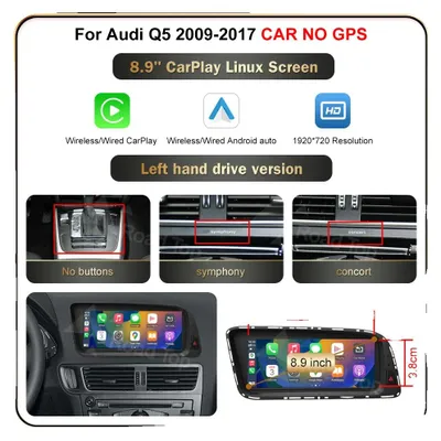 Produktbild von Multimedia-Bildschirm, 8,9 Zoll Display, Touchscreen-Funktionalität, 8.9 LHD AUTO KEIN GPS