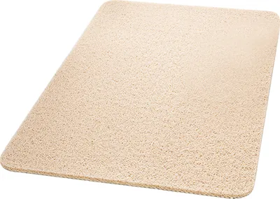 Zdjęcie produktu dla Mata pod prysznic 61 x 40,6 cm, antypoślizgowa mata do wanny, mata chłonna, szybkoschnąca mata łazienkowa z PVC i luffy, można prać w pralce, do łazienki, sypialni, kuchni