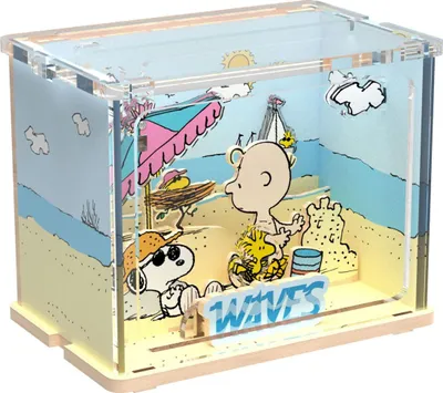 Immagine prodotto di Zestaw konstrukcyjny Peanuts Puremind - Plażowa scena relaksu dla dzieci 6+