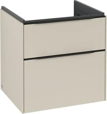 Image de Villeroy & Boch Subway 3.0 armoire sous lavabo, 2 tiroirs, 572x576x478mm, C57801VN