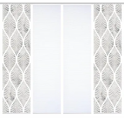 Produktbild von 84112 | VIDARO Schiebegardine aus recyceltem Polyester 245x60 cm