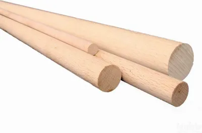 Produktbild von Sitzstange-Rundholz aus Buche, 1m, 14mm