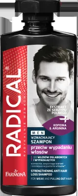 Produktbild von Farmona Radical Men Stärkendes Shampoo gegen Haarausfall für Männer 400ml