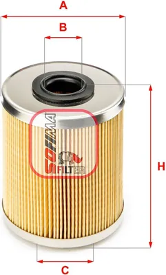 Produktbild von Kraftstofffilter SOFIMA S 0492 N für OPEL Vivaro A Kastenwagen (X83) Filtereinsatz