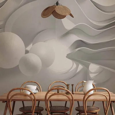 Produktbild von Vlies Fototapete - White Corridors 300x210 cm 3D a-A-0298-a-a