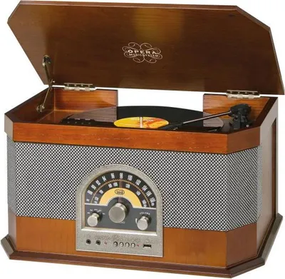 Immagine prodotto di Trevi TT 1040 BT Opera classica con Bluetooth Legno scuro