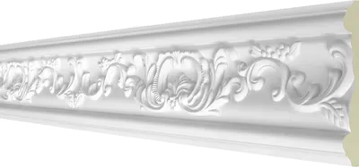 Produktbild von 2 Meter Flachprofil - Stuckleiste aus Polyurethangemustert, stoßfest - Perfect AC Serie 1, Alle Modelle:AC217 - 80x14mm