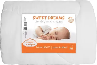 Produktbild von Babydecke 100x135, Sweet Dreams-Kissen 40x60