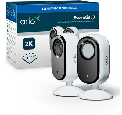 Image de Caméra de surveillance - Arlo - Essential 3 2 caméras 2K - Intérieur