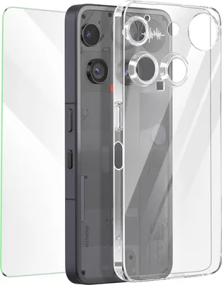 Produktbild von Mayaxess, 2-in-1 Schutzset: Hülle + gehärtete Glas-Folie für Nothing Phone 3, Transparent