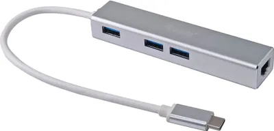 Immagine prodotto di Equipaggiate gli hub da USB-C a 3 porte USB 3.0 con adattatore Gigabit
