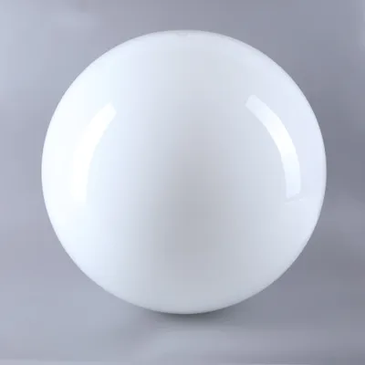 Produktbild von Kugelglas Opalglas glänzend Ø 400mm Lampenglas Ersatzglas Kugel Glas Kragenrand