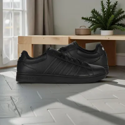 Produktbild von K-Swiss 04413-010-M Herren-Sneaker in Schwarz – Leder