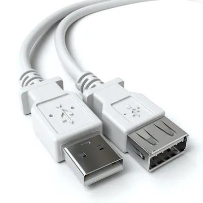 Produktbild von USB-A Verlängerungskabel, 2.0, grau, 5m