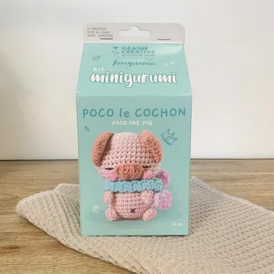 Image de Kit Minigurumi Cochon - Graine Creative