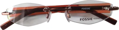 Produktbild von Fossil Korrektionsfassung Brille Metall Orange 47/17/130 - OF4015800