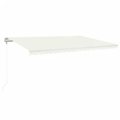 Produktbild von vidaXL Automatische Markise mit LED & Windsensor 500x350 cm Creme