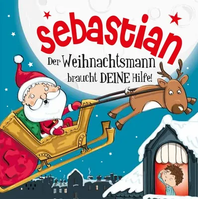 Produktbild von Namens-Weihnachtsbuch - Deine persönliche Weihnachtsgeschichte mit Namen Sebastian