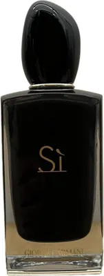 Produktbild von Giorgio Armani Sì Intense, Frauen, 100 ml, Nicht nachfüllbare Flasche, Woody Blackcurrant elixir & vanilla absolute Intense, Chypre Enveloping wood & balm accord, Spray, ALCOHOL, PARFUM / FRAGRANCE, AQUA / WATER, BENZYL SALICYLATE, BENZYL ALCOHOL, LINALOOL, LIMONENE,...