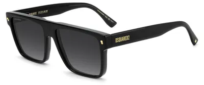 Produktbild von Dsquared2 D2 0222/S Black 57/16/135.8 Herren Sonnenbrillen