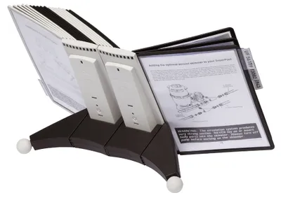 Produktbild von DURABLE Sichttafelsystem SHERPA® TABLE 20, 551922 schwarz/grau