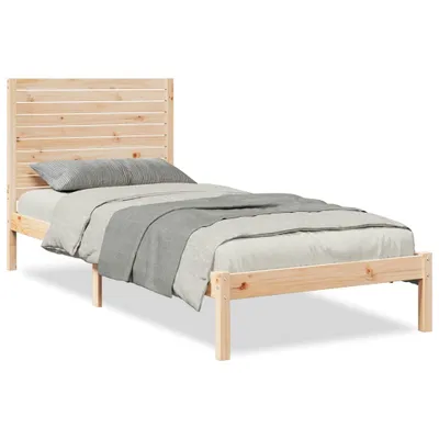 Obrázek produktu pro Prodloužený rám postele bez matrace 100 x 210 cm masivní dřevo