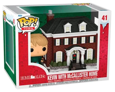 Zdjęcie produktu dla Funko POP Town Home Alone 41 Kevin with McCallister Home Figurka Kolekcjonerska