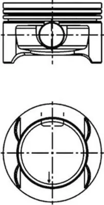 Obrázek produktu pro Píst KOLBENSCHMIDT 40384600